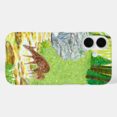 Hinde en jong Case-Mate iPhone case (Achterkant (horizontaal))