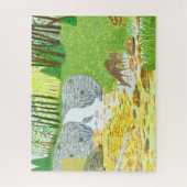 Hinde en jong hert 520 stukjes puzzel (Verticaal)
