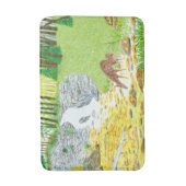 Hinde en jong hert badmat (Voorkant Verticaal)