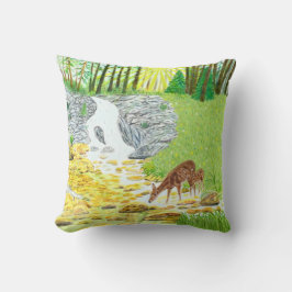 Hinde en jong hert kussen