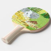 Hinde en jong hert tafeltennisbatje (Voorkant Gekanteld)