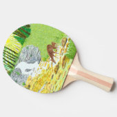 Hinde en jong hert tafeltennisbatje (Zijkant)