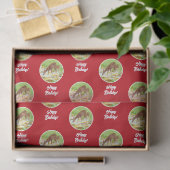 Hinde en jong hert tissuepapier (Geschenk)