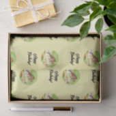 Hinde en Reekalf Geel Tissuepapier (Geschenk)