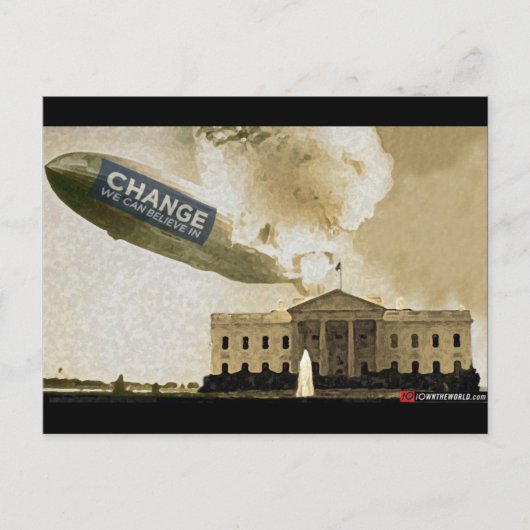 Hindenburg CHANGE Postcard Briefkaart (Voorkant)