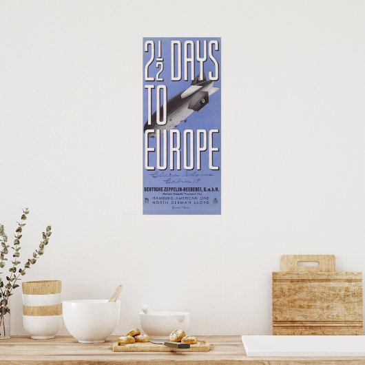 Hindenburg - Poster Zepplin (Keuken)