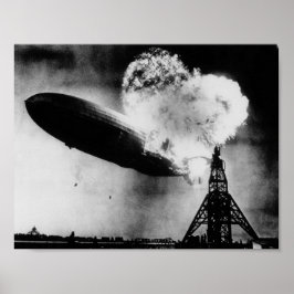 Hindenburg-ramp - Zeppelin-explosie Poster