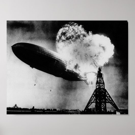 Hindenburg-ramp - Zeppelin-explosie Poster (Voorkant)