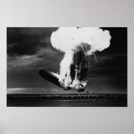 Hindenburg-ramp - Zeppelin Explosion Photo Poster