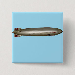 Hindenburg Vierkante Button 5,1 Cm