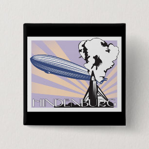 hindenburg vierkante button 5,1 cm