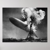 Hindenburg vliegramp, Luftschiff Zeppelin Poster (Voorkant)