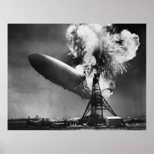 Hindenburg vliegramp, Luftschiff Zeppelin Poster (Voorkant)