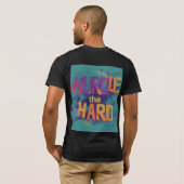 Hindert het harde. t-shirt (Achterkant volledig)
