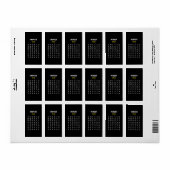 Hindi Alphabet अ–क्ष Devanagari Script Etiket (Full Sheet)