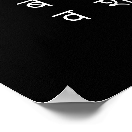 Hindi Alphabet अ–क्ष Devanagari Script Poster (Hoek)