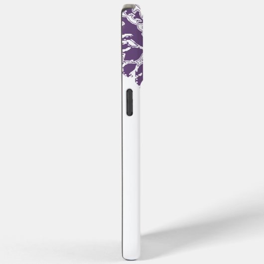 Hindi Floral Pattern Elephant Damask Case-Mate iPhone Case (Achterkant / Rechts)