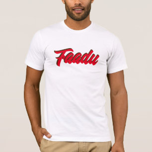 Hindi Slang Words Fadu Funny Indian Words T-shirt
