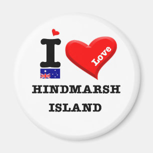 HINDMARSH ISLAND - I Love Magneet