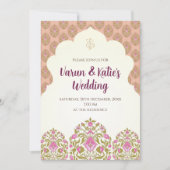 Hindoe bruiloft uitnodigen als Indiase bruiloft ui Kaart (Voorkant)