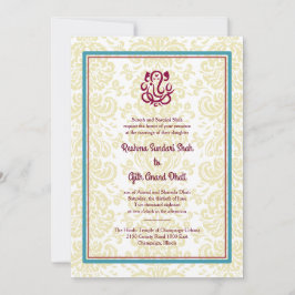 Hindoe bruiloft uitnodiging