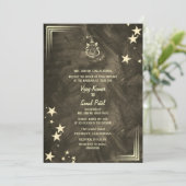 Hindoe bruiloft uitnodiging met aangepaste Afbeeld (Staand voorkant)