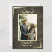 Hindoe bruiloft uitnodiging met aangepaste Afbeeld (Achterkant)