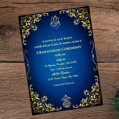 Hindoe bruiloft uitnodiging met aangepaste Afbeeld