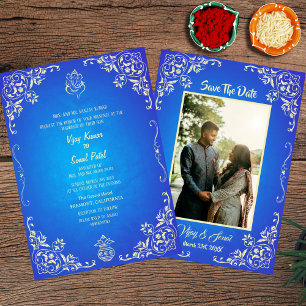 Hindoe bruiloft uitnodiging met aangepaste Afbeeld