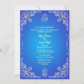 Hindoe bruiloft uitnodiging met aangepaste Afbeeld (Voorkant)