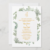 Hindoe bruiloft uitnodiging met aangepaste Afbeeld (Voorkant)