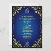 Hindoe bruiloft uitnodiging met aangepaste Afbeeld (Voorkant)