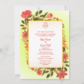 Hindoe bruiloft uitnodiging met aangepaste Afbeeld (Voorkant)