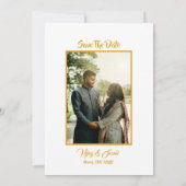 Hindoe bruiloft uitnodiging met aangepaste Afbeeld (Achterkant)