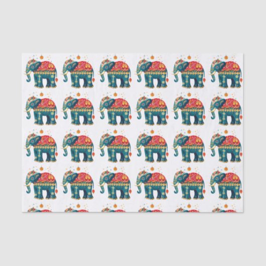 Hindoe Festival Decor Tissuepapier (Voorkant)