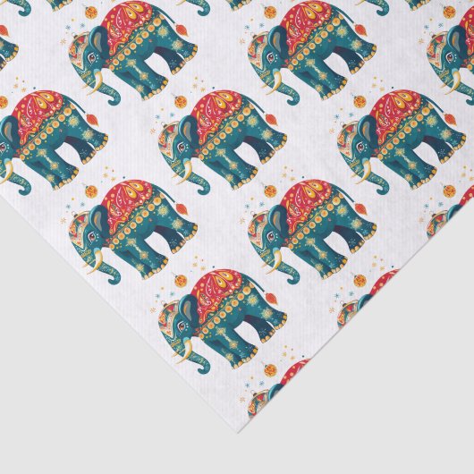 Hindoe Festival Decor Tissuepapier (Detail)