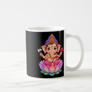 Hindoe Ganesha Puja Olifant God India Meditatie Y Koffiemok
