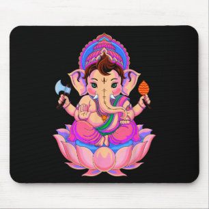 Hindoe Ganesha Puja Olifant God India Meditatie Y Muismat