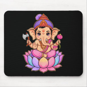 Hindoe Ganesha Puja Olifant God India Meditatie Y Muismat