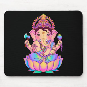 Hindoe Ganesha Puja Olifant God India Meditatie Y Muismat