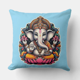 Hindoe God Ganesh / Ganesha Kussen