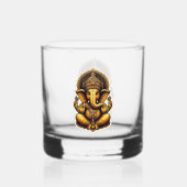 Hindoe God Ganesh / Ganesha Whisky Glas (Voorkant)