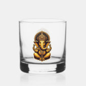 Hindoe God Ganesh / Ganesha Whisky Glas (Achterkant)