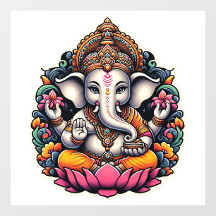 Hindoe God Heer Ganesh Ganesha Ganpati Raamklemmen Raamsticker