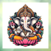 Hindoe God Heer Ganesh Ganesha Ganpati Raamklemmen Raamsticker (Vel 3)