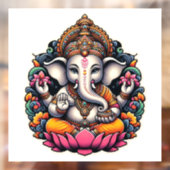 Hindoe God Heer Ganesh Ganesha Ganpati Raamklemmen Raamsticker (Vel 2)