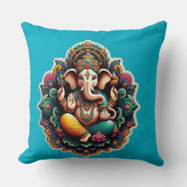 Hindoe God Heer Ganesh / Ganesha Kussen