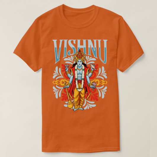 Hindoe God Vishnu 1 T-shirt (Design voorkant)
