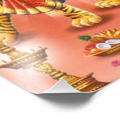 Hindoe Goddess Durga Indiaas Religie Hindoeïsme Foto Afdruk (Hoek)