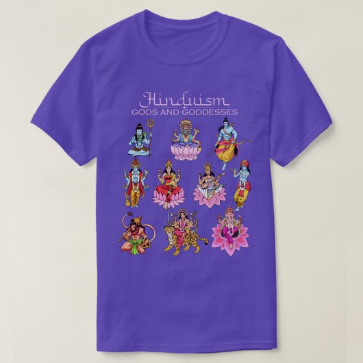 Hindoe-goden T-shirt (Design voorkant)